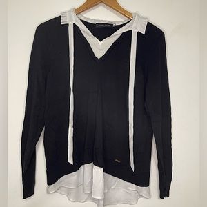 Ivanka Trump White Collar Blouse